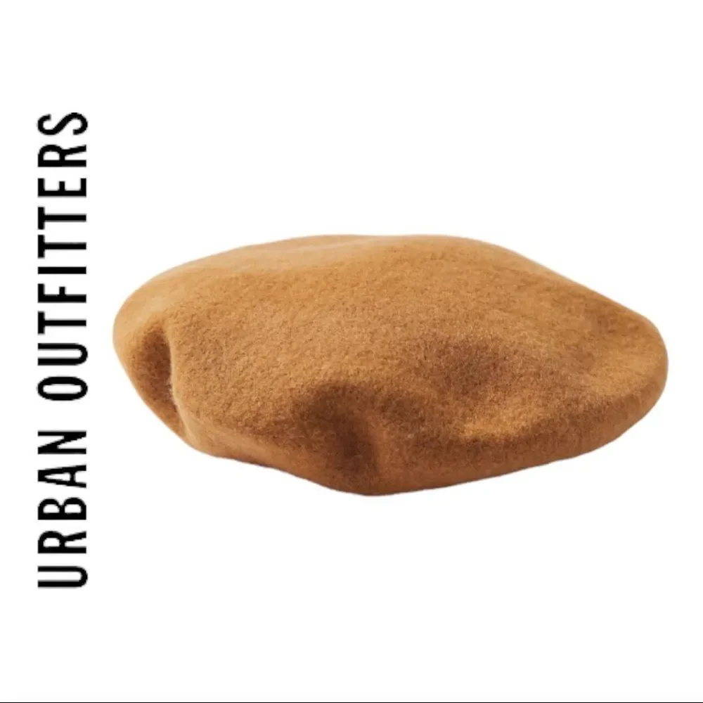 NEW Urban Outfitters UO Jolie Felt Brown Cap Hat Beret